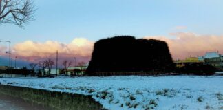 Neve, anche la Fòcara imbiancata