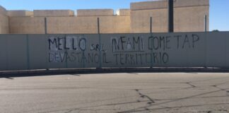 Tap: scritta contro azienda, ma è errore