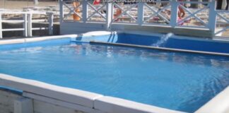 Piscina abusiva in zona demaniale