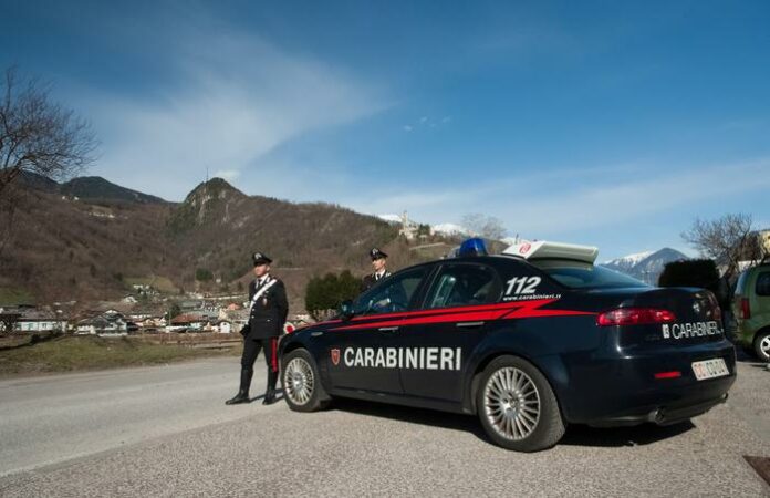 Posto di blocco dei carabinieri di Borgo Valsugana