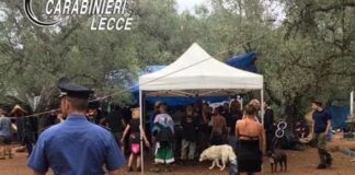 Rave party abusivo: 30 denunce a Castrì di Lecce