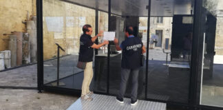 Sequestrato un dehors in pieno centro storico a Otranto