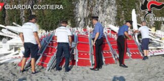 Sequestrato lido abusivo: restituiti circa 300 mq di spiaggia libera