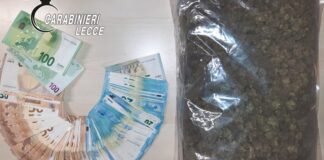 Sorpreso con mezzo chilo di marijuana e 4 mila euro in contanti: arrestato 29enne