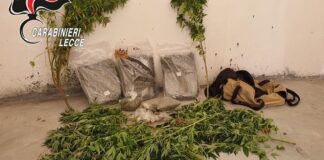 Blitz in un campo nomadi: Carabinieri sequestrano 3 kg di marijuana
