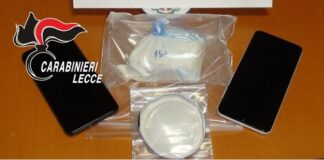 Spaccio di droga nei comuni salentini: arresti a Squinzano e Andrano