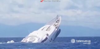 Yacht di lusso partito da Gallipoli affonda al largo di Catanzaro Marina: tratte in salvo 9 persone