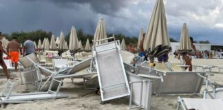 Forti raffiche di vento a Marina di Ugento, nessun danno