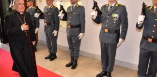 Visita pastorale dell’Arcivescovo di Lecce al Comando provinciale della Guardia di Finanza