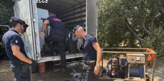 Castrì di Lecce: festa abusiva interrotta dall’intervento dei Carabinieri