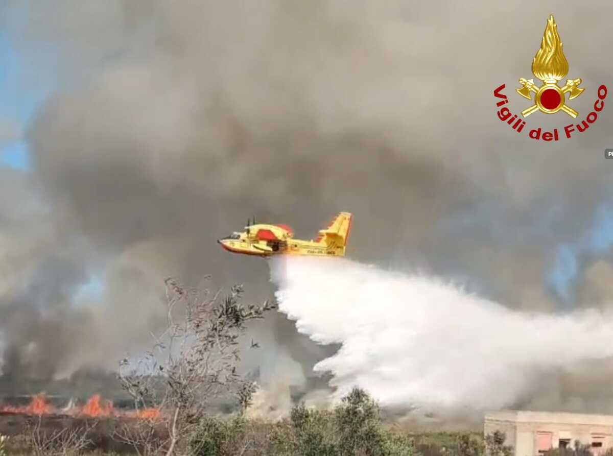incendio torre chianca