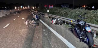 Maxi-incidente sulla statale 101 Lecce-Gallipoli: un morto, 7 moto coinvolte e altrettanti feriti