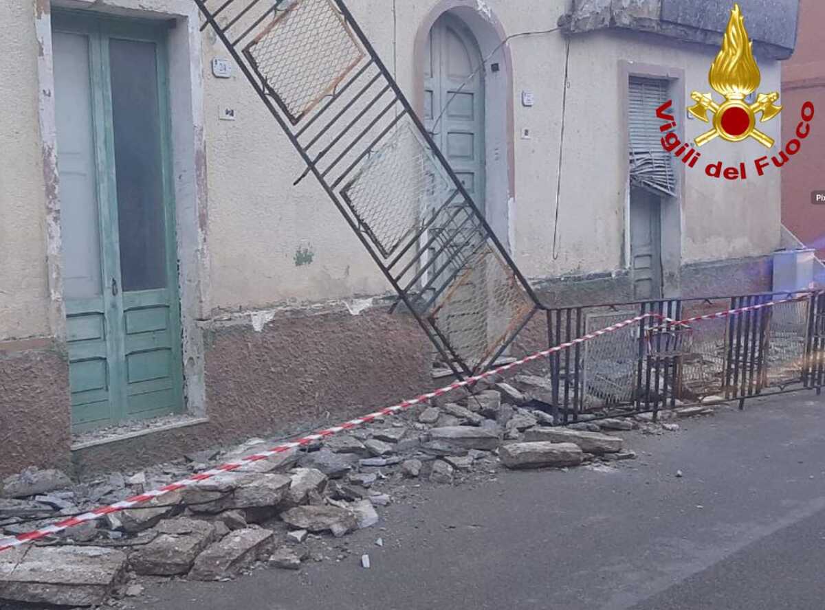 Crollo balcone