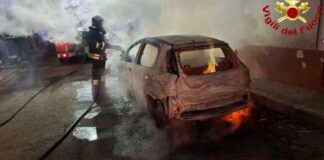 3 incendi d’auto a Galatina, Ruffano e Ugento