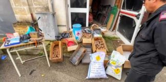 Monteroni di Lecce, fabbrica di esplosivi in casa: sequestrati quasi 700 chili di esplosivi