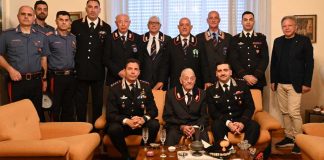 L’Arma dei Carabinieri rende omaggio all’Appuntato Greco per i suoi 101 anni