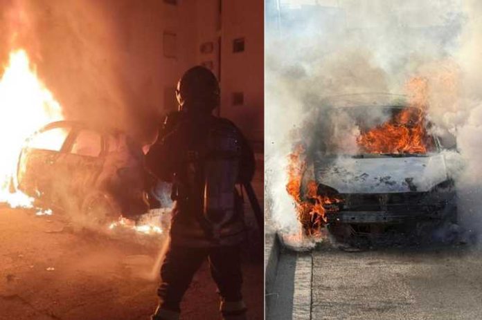 auto fiamme