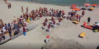 Polizia di Stato a San Foca con gli atleti delle Fiamme Oro per il progetto “IO POSSO”