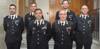 Arma dei Carabinieri, sei nuovi comandanti nel Salento
