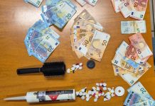 57 dosi di cocaina e oltre mille euro in contante: arrestato un 40enne