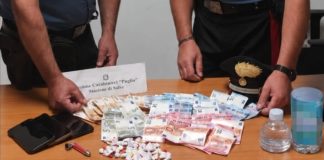Morciano di Leuca, in auto con 50 dosi di cocaina: arrestati 49enne e 28enne