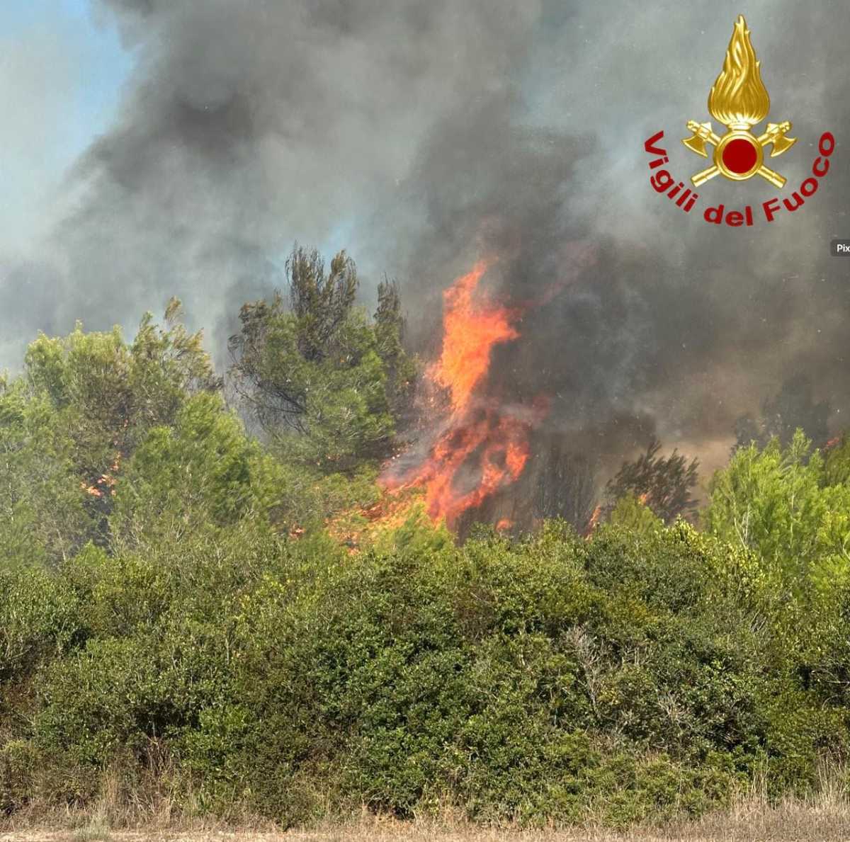 incendio zona fondone